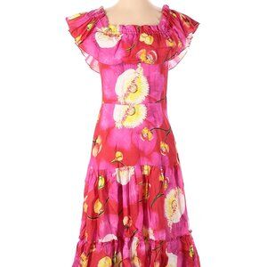 EUC 100% linen isolda summer dress